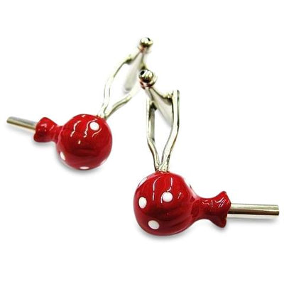 Lollipop Red Cufflinks