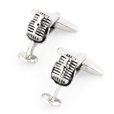 Microphone Cufflinks