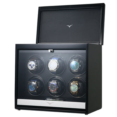 Vancouver Watch Winder for 6 Black