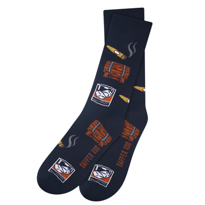 Whisky & Cigar Socks by Dapper Roo