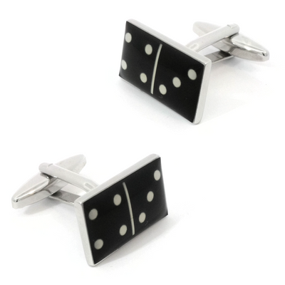 Black Dominoes Cufflinks