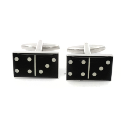 Black Dominoes Cufflinks