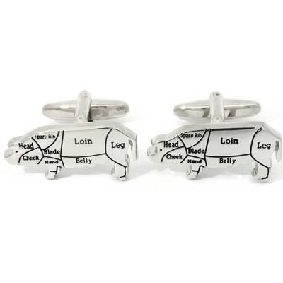 Butchers Cut (Pork) Cufflinks