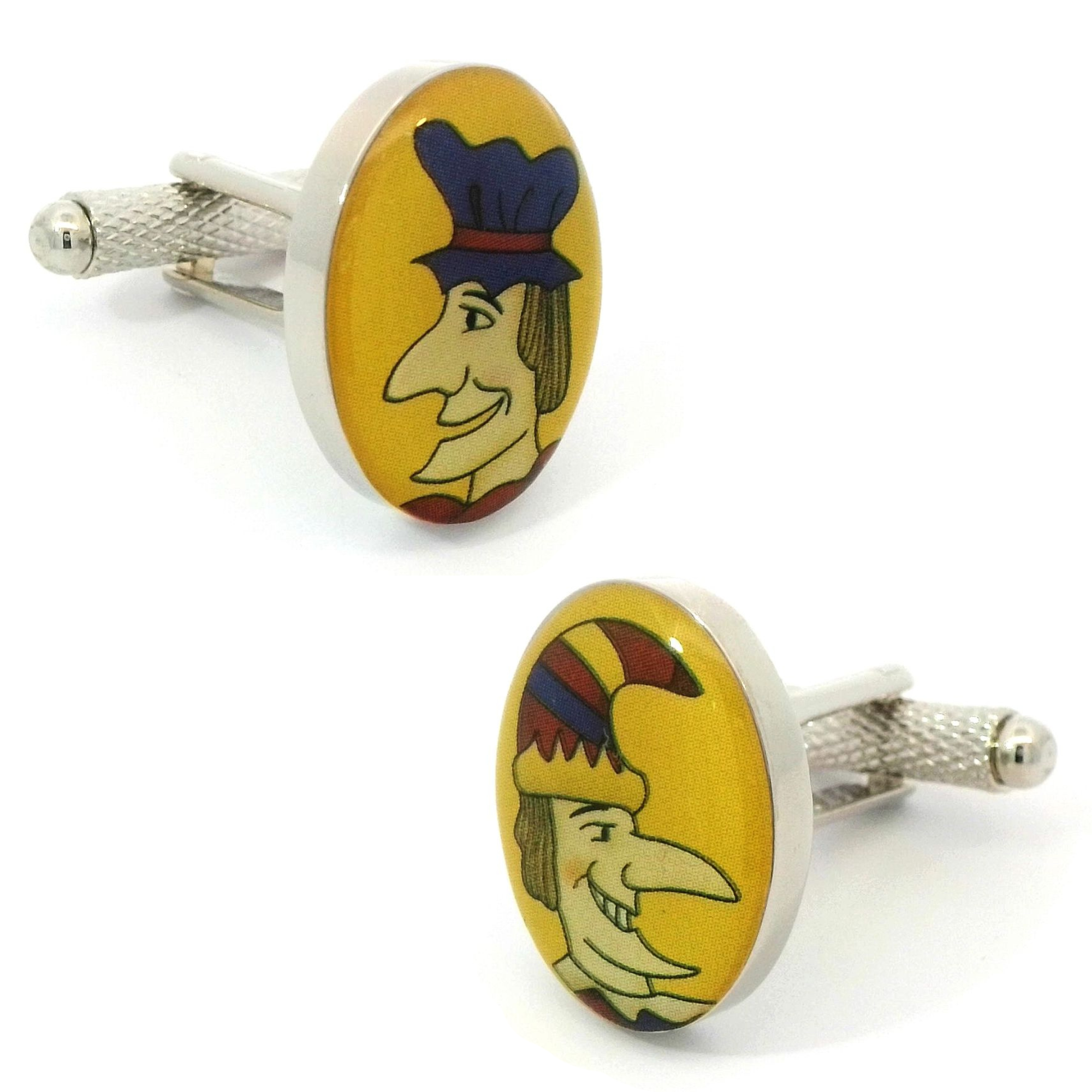 Cartoon Punch and Judy Cufflinks