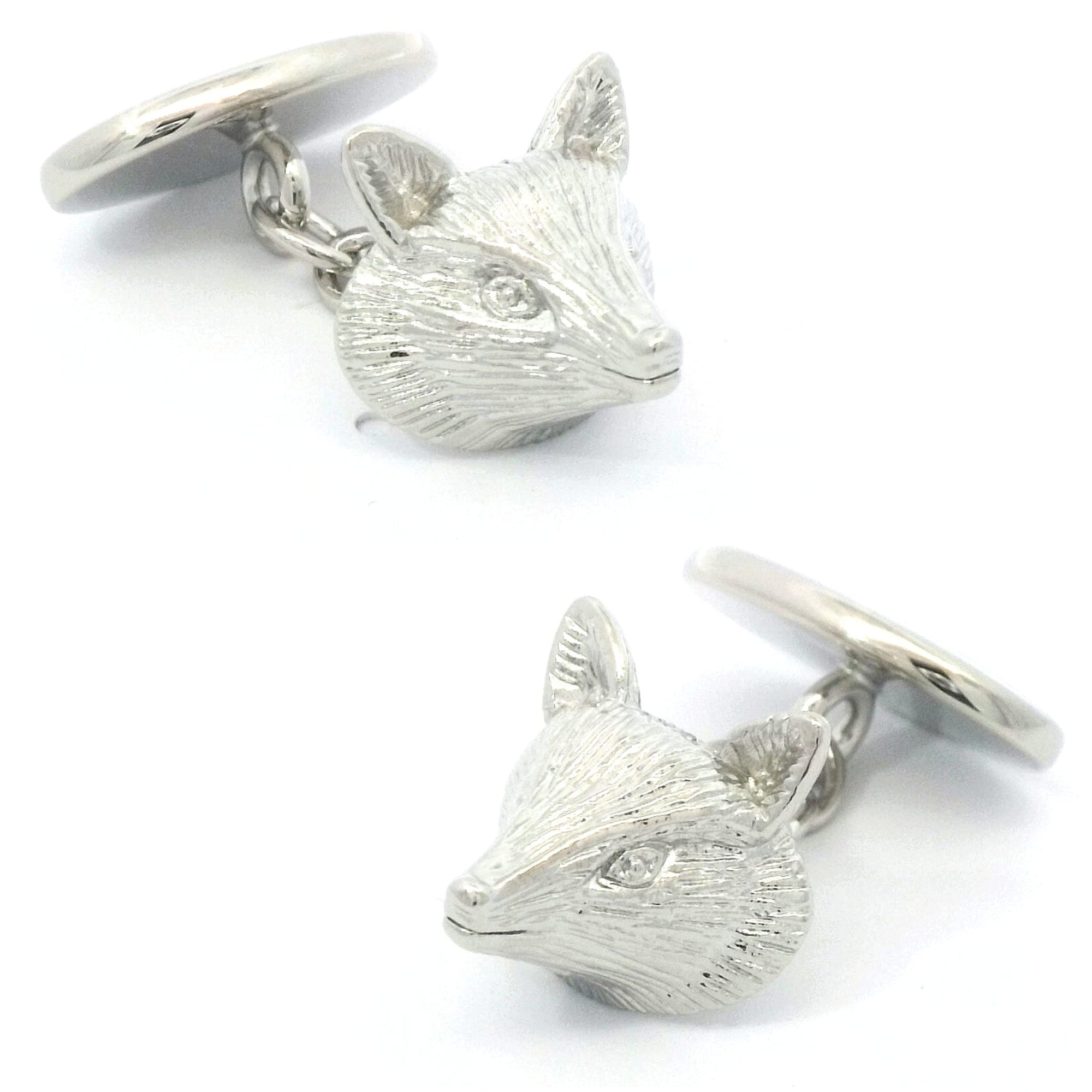 Fox Face (with chain) Cufflinks