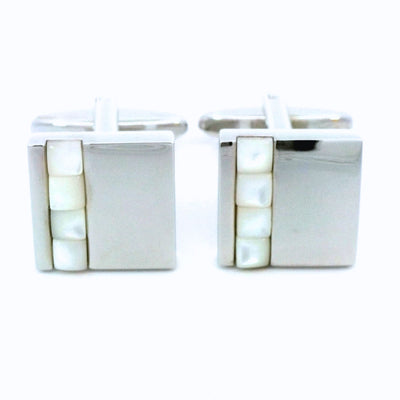 Grey Catseye Square Cufflinks