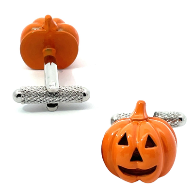 Jack O Lantern Pumpkin Cufflinks