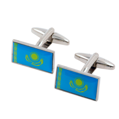 Flag of Kazakhstan Cufflinks