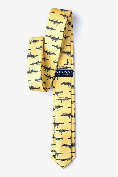 U.S. Battleships Skinny Tie