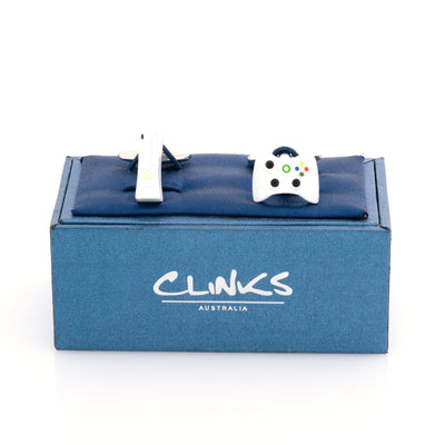 White Xbox Cufflinks