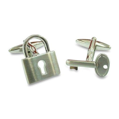 Padlock and Key Cufflinks