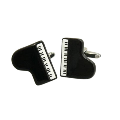 Black Grand Piano Cufflinks