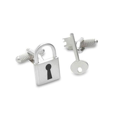 Padlock and Key Cufflinks