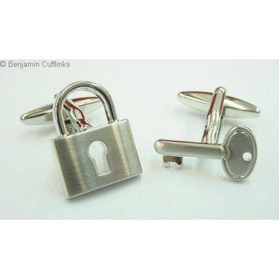 Padlock and Key Cufflinks