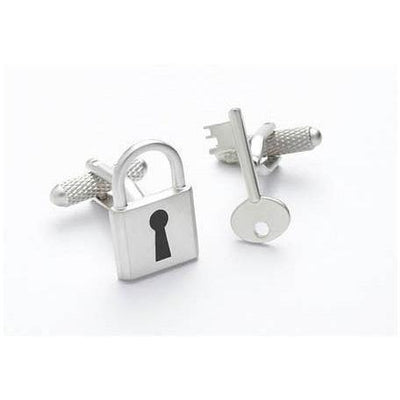 Padlock and Key Cufflinks