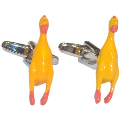 Rubber Chicken Cufflinks