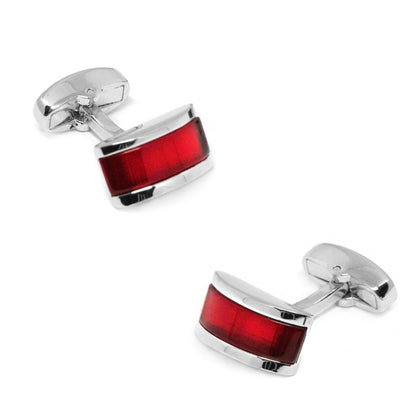 Ruby Red Cateye Cufflinks