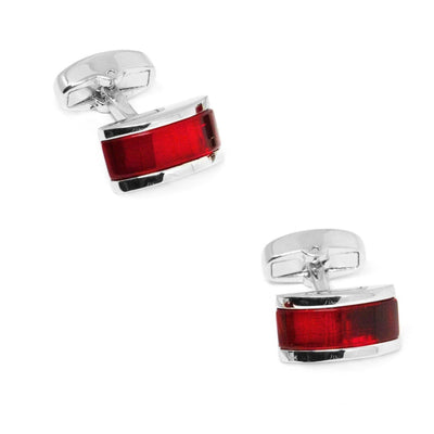 Ruby Red Cateye Cufflinks